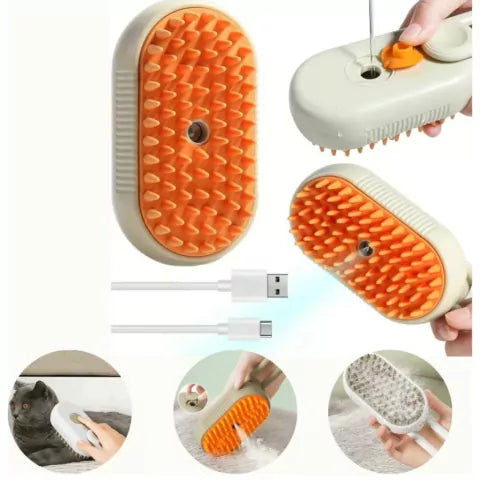 🐾 Kit 2 en 1 Quita Pelos: Cepillo a Vapor + Cepillo Removedor