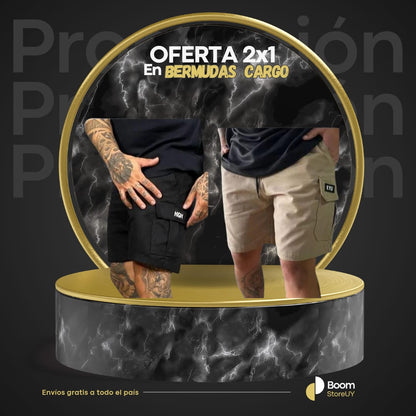 🩳 Bermudas Cargo Urban Style 2X1
