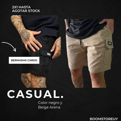 🩳 Bermudas Cargo Urban Style 2X1