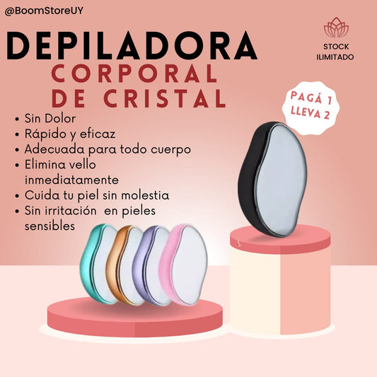 2X1| Depiladora de Cristal - Llévate 2 y Paga 1 + Envío Gratis