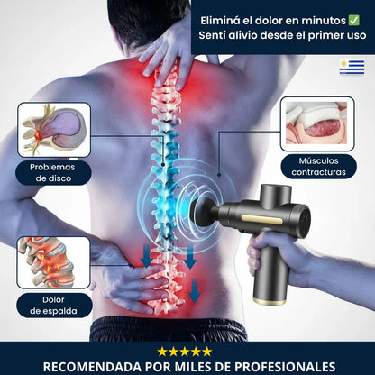 Pistola de Masaje Muscular Profesional | Potencia y Precisión