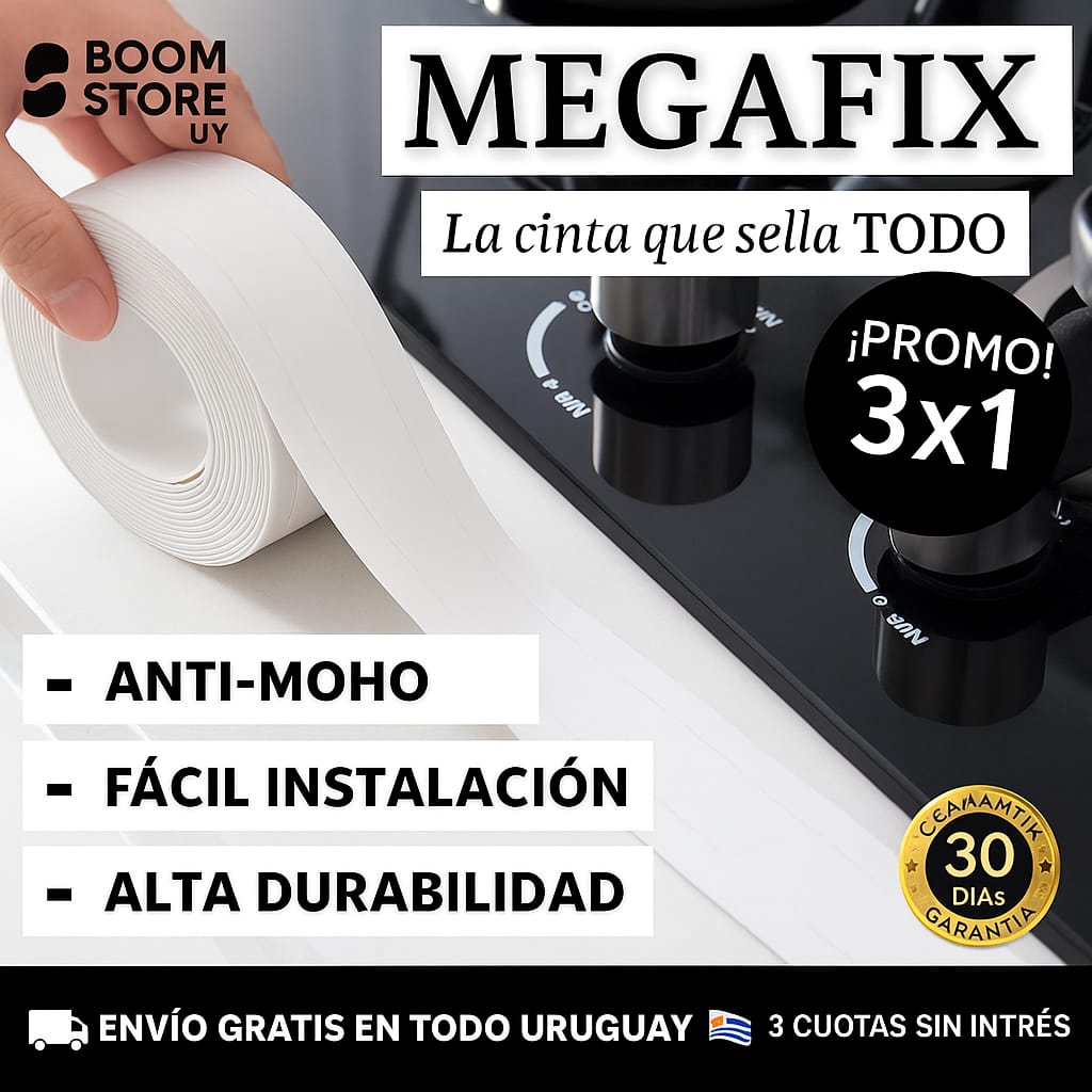 ¡Llevás 3 por 1! MegaFix | La cinta que sella TODO + Envío GRATIS ¡SOLO POR HOY!