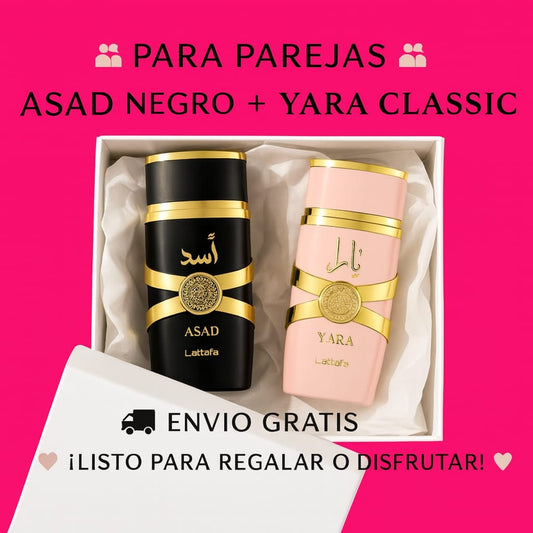 💑EDICIÓN ESPECIAL PARA PAREJAS | Lataffa ASAD MEN + YARA CLASIC 100ml